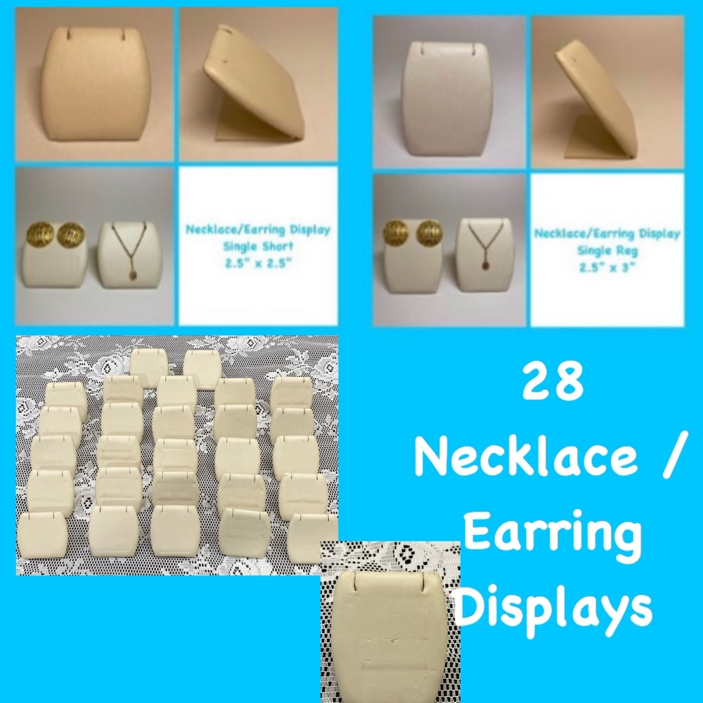 Set (38) Necklace/Earring Displays